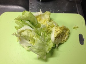 捨て漬け2回目のキャベツ