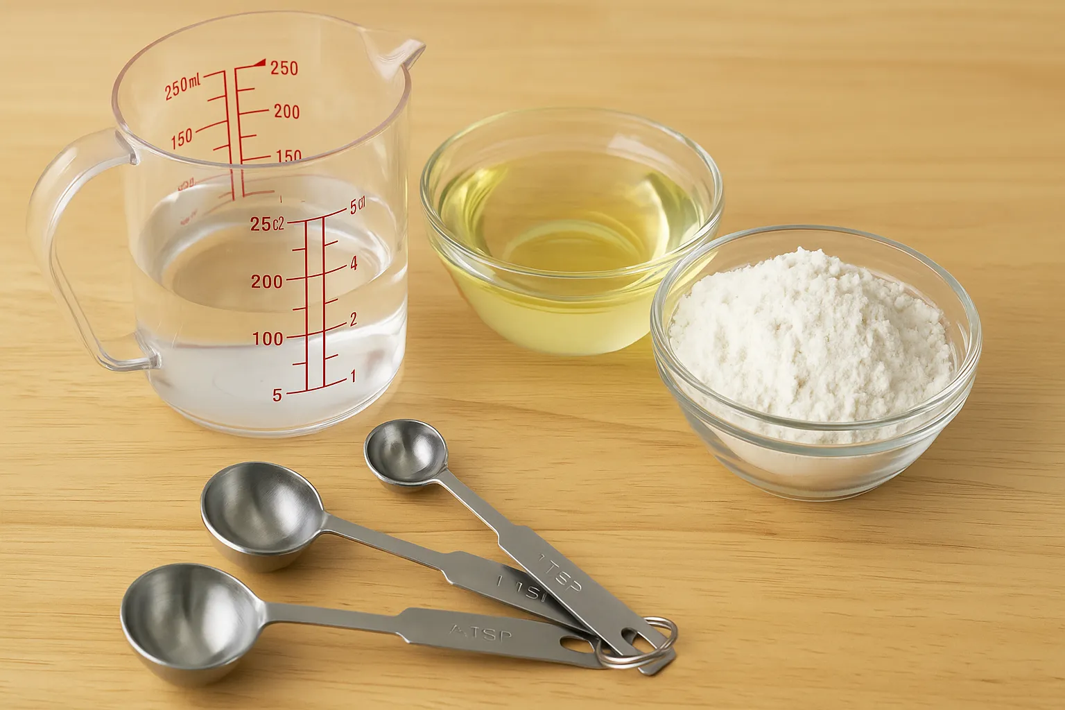 水・油・粉でこんなに違う！1ccの重さを完全攻略